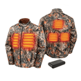 thumbnail image 1 of GVDV Hunting Jacket, Camo Heated Jacket Kit, Men's XXL, with 7.4V/16,000mAh Battery Pack, 1 of 12