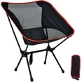 thumbnail image 1 of GVDV Lightweight Folding Camping Chair, Stable Portable Compact for Outdoor Camp, Travel, Beach, Picnic, Festival, Hiking, Backpacking, Supports 330Lbs, 1 of 7