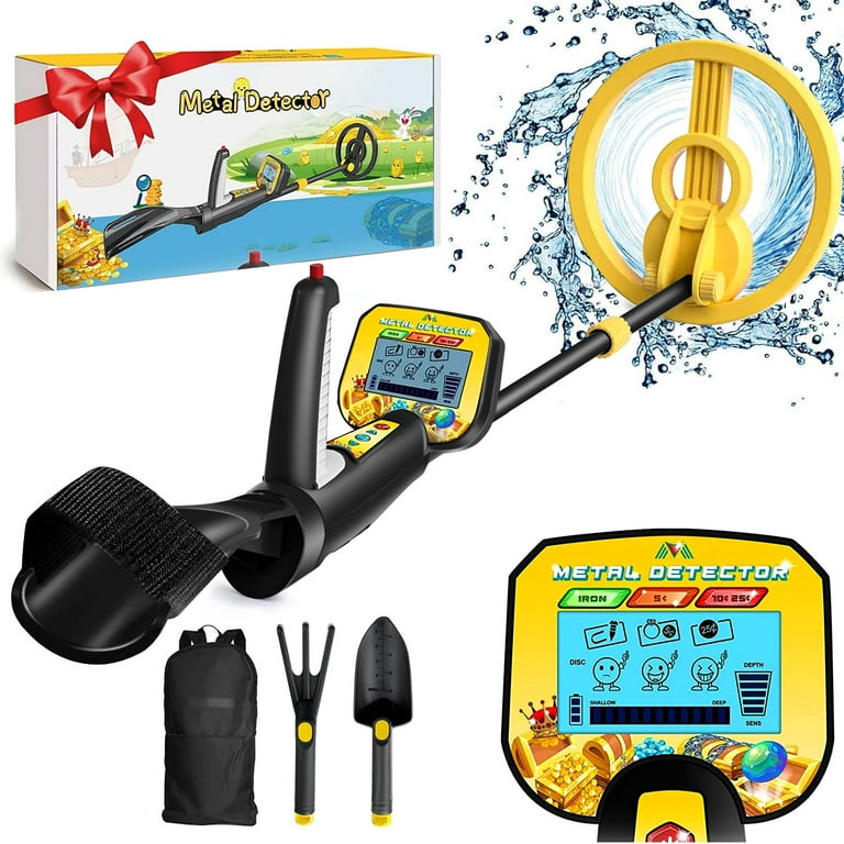 Metal Detector for Adults Waterproof, Professional Higher Accuracy Gold  Detector, with Disc & All Metal Mode, 8 Search Coil Metal Detectors, Great
