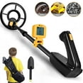 thumbnail image 1 of GVDV Metal Detector for Kids, High Accuracy Gold Digger with 7.4 inch Waterproof Lightweight Search Coil and 24"-35" Adjustable Stem for Junior & Youth, Yellow, 1 of 8