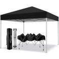 thumbnail image 1 of GVDV Outdoor Pop up Canopy 10'x10' Tent Camping Sun Shelter-Series Party Tent (Black), 1 of 12