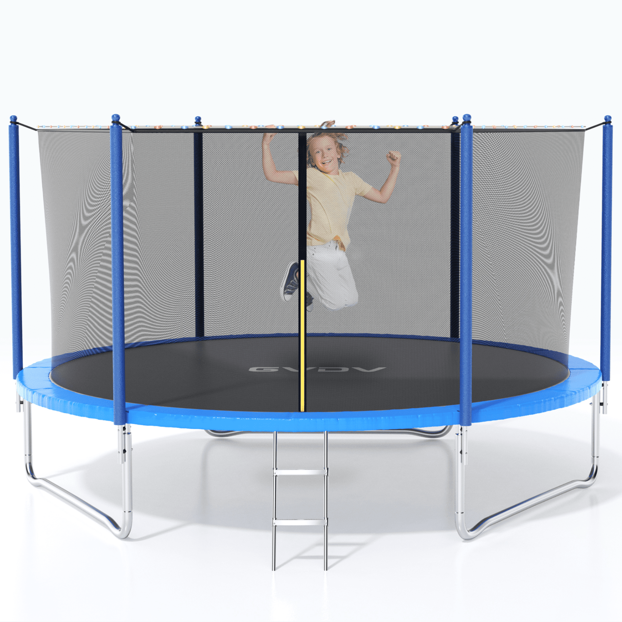 Walmart discount codes: Walmart Black Friday Deals 2025 - GVDV Outdoor Trampoline, 8' Backyard Recreational Trampoline with Enclosure for Kids & Adults