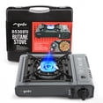 thumbnail image 1 of GVDV Portable Camping Stove, 1 Burner Butane Gas Stove with Updated Carrying Case, 1 of 14