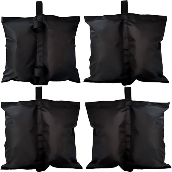 GVDV Empty Weight Bags, Canopy Sand Bags for Gazebo Tent Sand Pop up Gazebos, Outdoor Canopy Weights, 4Pack