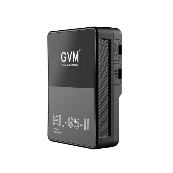 GVM BL95-II V-Mount Battery with Type-C & D-Tap and DC Outputs (6600mAh/95Wh, 14.8V)