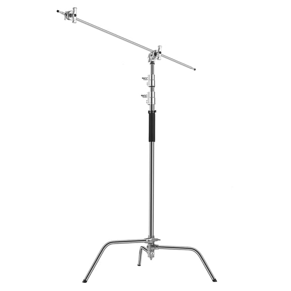 GVM C330 10.5' Turtle Base C-Stand and Grip Arm Kit, Chrome
