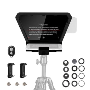 GVM TQ-S iPad/Tablet and Smartphone Teleprompter with Bluetooth and App Control, Portable/Hand Held