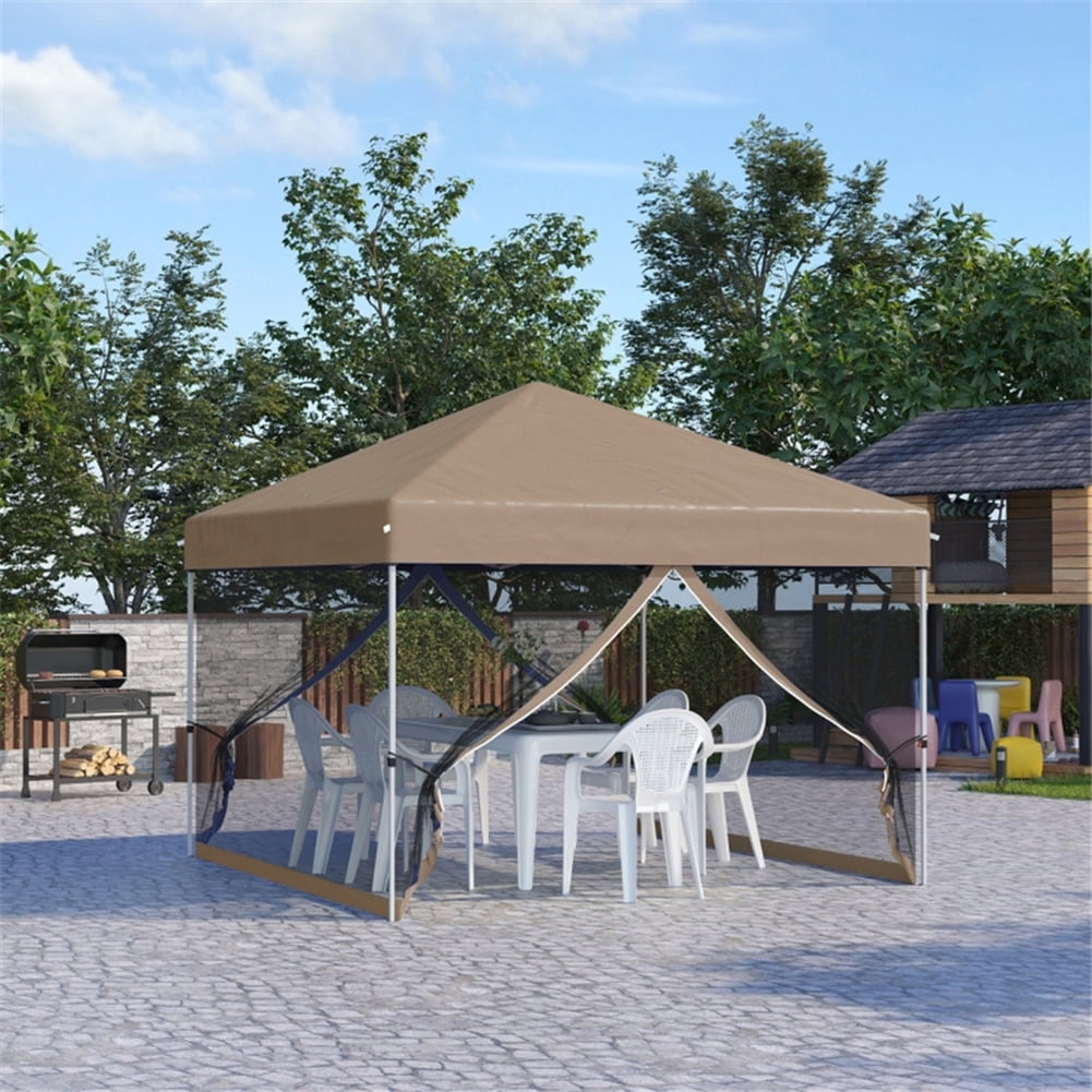 GVN 10' x 10' Pop Up Canopy Tent-Khaki, Full Waterproof Outdoor Party Event Tents for Outside Party Waterproof Tent BBQ Shelter GVN 10' x 10' Pop Up Canopy Tent-Khaki, Full Waterproof Outdoor Party Event Tents for Outside Party Waterproof Tent BBQ Shelter