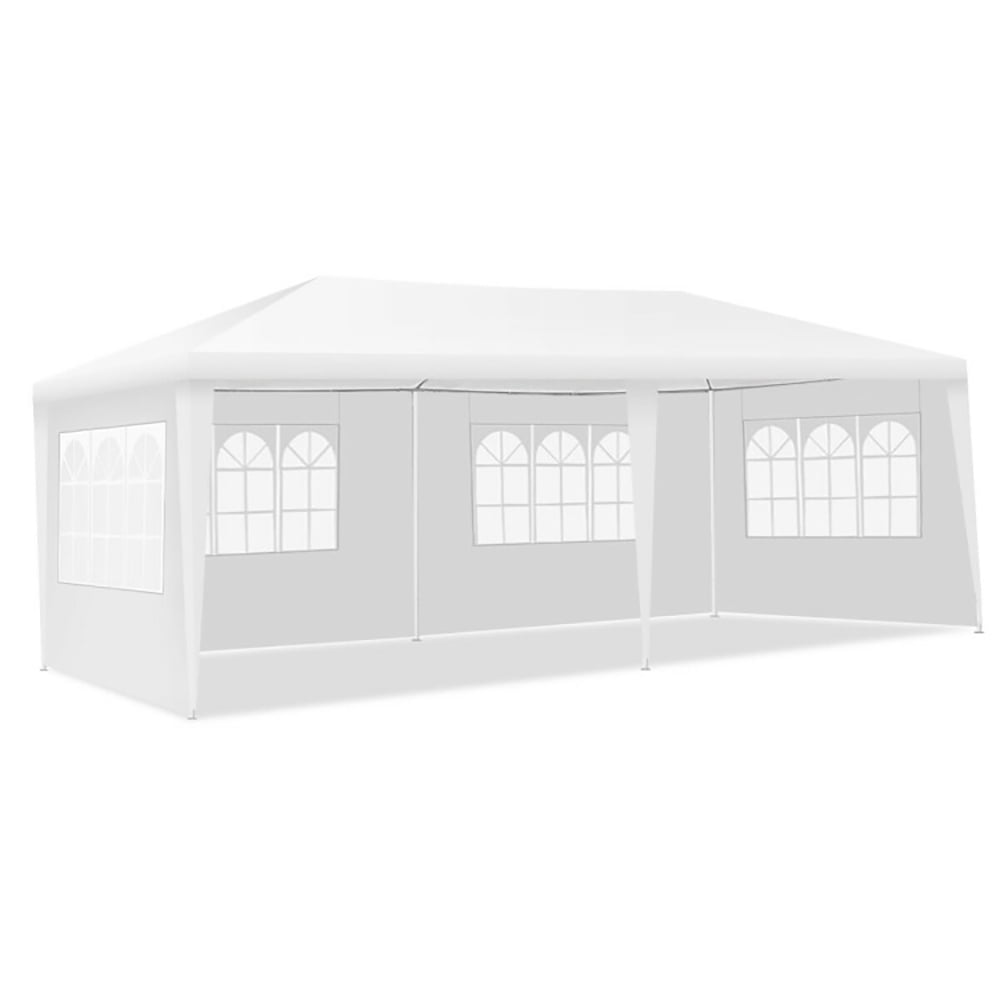 GVN 10 x 20 Feet Outdoor Party Wedding Canopy Tent with Removable Walls and Carry Bag, Full Waterproof Outdoor Party Event Tents for Outside Party Waterproof Canopy Wedding Tent BBQ Shelter