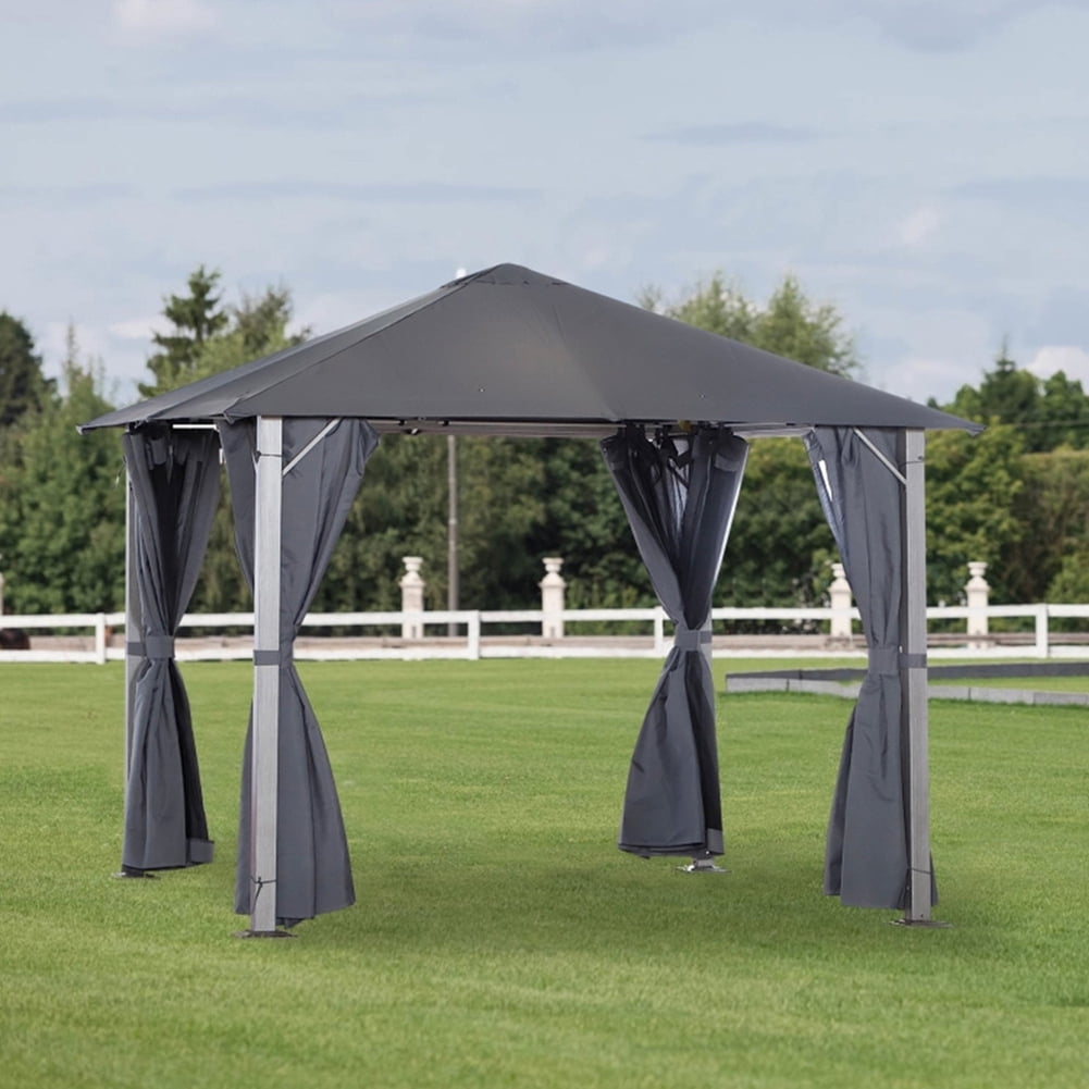 GVN 10Ft x 10Ft Patio Gazebo-Dark Gray,Outdoor Pop up Canopy for Patio Outdoor Garden Events GVN 10Ft x 10Ft Patio Gazebo-Dark Gray,Outdoor Pop up Canopy for Patio Outdoor Garden Events