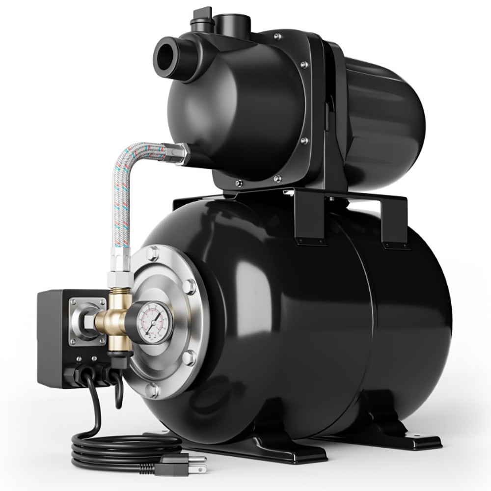 GVN 1200 W Garden Water Pump Shallow Well Pressurized Irrigation-Black GVN 1200 W Garden Water Pump Shallow Well Pressurized Irrigation-Black