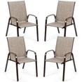 thumbnail image 1 of GVN 2 Pcs Patio Chairs Outdoor Dining Chair with Armrest-Gray, Outdoor Furniture Chairs for Backyard, Porch, Garden, Poolside, 1 of 9
