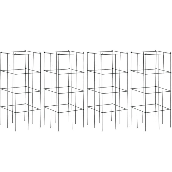 GVN 4 Pack Garden Trellis for Climbing Plants for Flower Vegetable