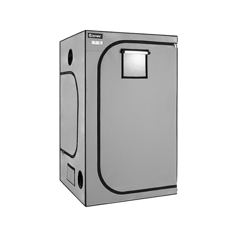 GVN 48 x 48 x 80 Inch High Reflective Mylar with Observation Window-Gray, Advanced Grow Tent for Hydroponics Indoor Plant Growing GVN 48 x 48 x 80 Inch High Reflective Mylar with Observation Window-Gray, Advanced Grow Tent for Hydroponics Indoor Plant Growing