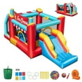 thumbnail image 1 of GVN 5-in-1 Ice Cream Inflatable Bouncer with Ball Pit and Slide, Jumping Castle with 520W Blower for Outdoor, Yard, Lawn, Red, 1 of 7