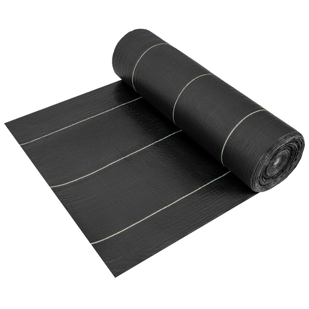 GVN 6.5 x 330/4 x 250/6 x 300 Feet Weed Barrier Landscape Fabric-6 ft, Garden Plastic Fabric