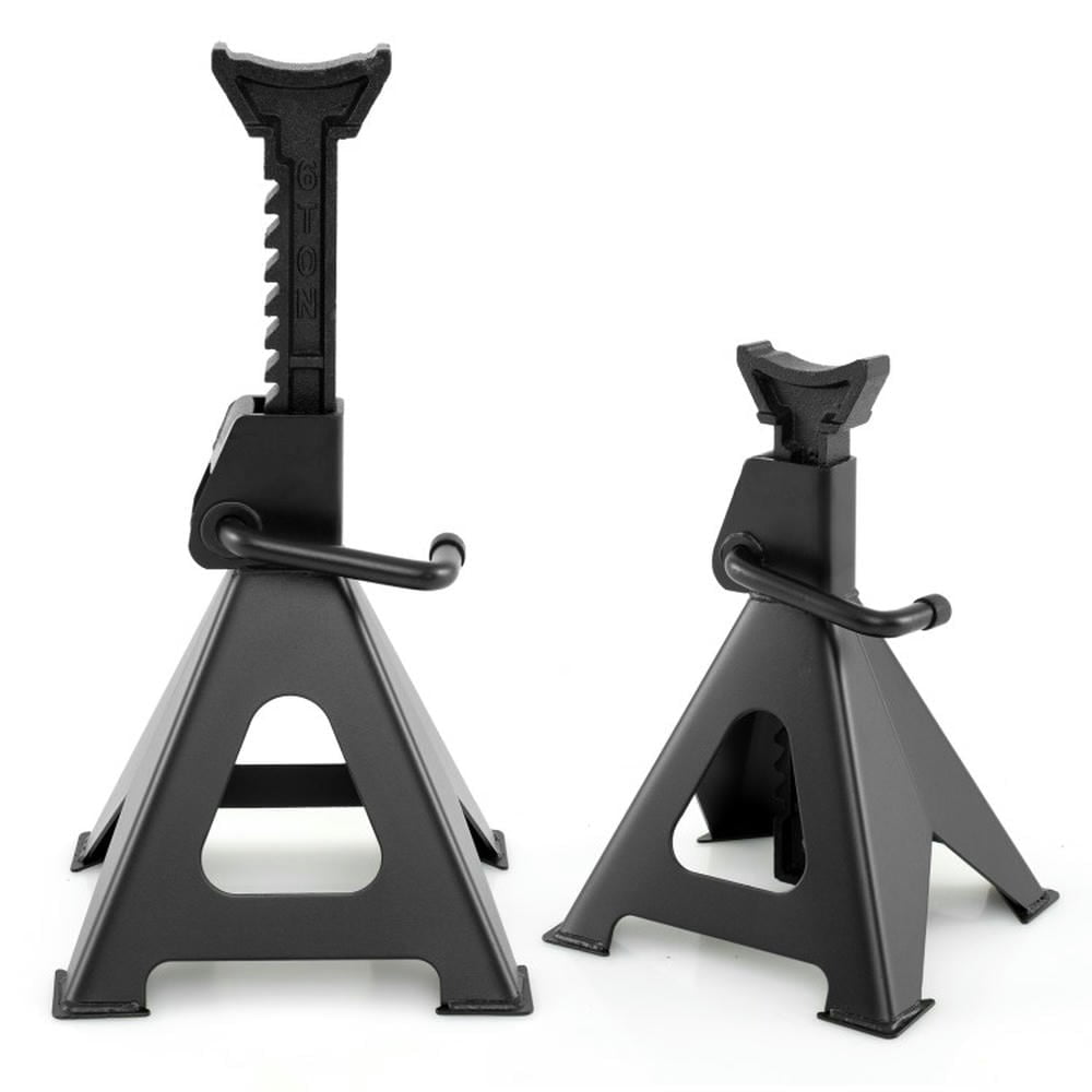 GVN 6 Ton 13000 lbs Capacity Metal Car Lifting Stands with 14-23 Inch Adjustable Height