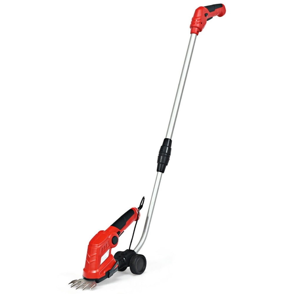 GVN 7.2V Cordless Grass Shear with Extension Handle and Rechargeable Battery, Electric Lawn Mowers for Garden, Yard and Farm GVN 7.2V Cordless Grass Shear with Extension Handle and Rechargeable Battery, Electric Lawn Mowers for Garden, Yard and Farm