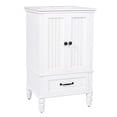 thumbnail image 1 of GVN Bathroom Storage Cabinet, Floor Cabinet,20" Bathroom Vanity with Sink, Bathroom Cabinet with Two Doors, Magnetic Door Stopper, White, 1 of 14