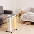 thumbnail image 1 of GVN Bedroom Safe Quiet Room Heater,Space Heater,1500W Portable Oil Filled Radiator Heater with 3 Heat Settings-White, 1 of 1