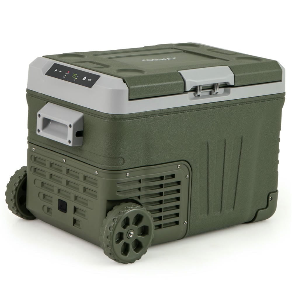 GVN Camping Cooler, Car Refrigerator, 12 Volt Car Refrigerator Portable Car Fridge with Adjustable Range-35L