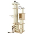 thumbnail image 1 of GVN Cat Tree Tower, Cat Tree, 71 Inch Tall Cat Tree Wooden Cat Tower with Cozy Perch Condo Space Capsule-Natural, 1 of 10