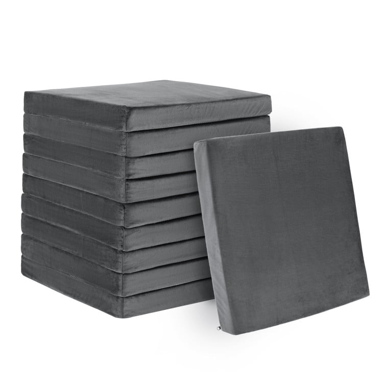GVN Chair Cushions for Dining Chairs 10 Pack, 10 Pack Seat Cushions Gel Memory Foam for Back-Gray GVN Chair Cushions for Dining Chairs 10 Pack, 10 Pack Seat Cushions Gel Memory Foam for Back-Gray