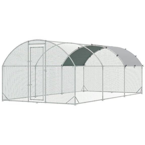 GVN Chicken Coop, Pet Hutch, Hen House,Large Chicken Coop with Waterproof and Anti-UV Cover