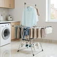thumbnail image 1 of GVN Clothes Drying Rack with 6-Level Adjustable Height, Laundry Drying Rack for Easy Storage, 1 of 7
