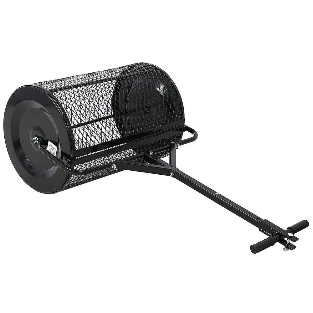 GVN Compost Spreader, Peat Moss Spreader,Peat Moss Spreader 36inch,Compost Spreader Metal Mesh,2 in 1 ATV and T shaped Handle for planting seeding