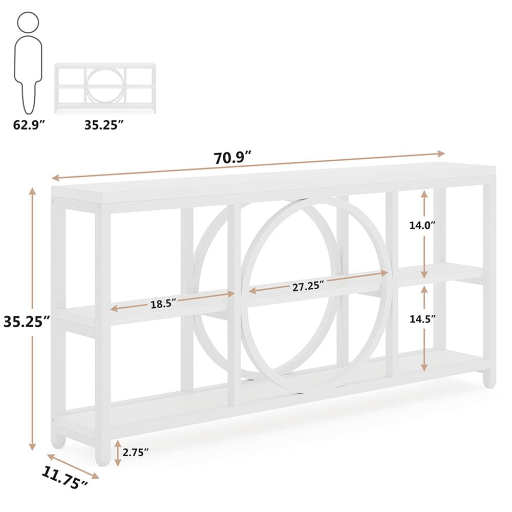 GVN Console Table, Entryway Table, 70.9