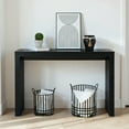thumbnail image 1 of GVN Console Table, Entryway Table, Modern Black Console Table, 47" W Entryway Table for Hallway, Living Room, 1 of 12