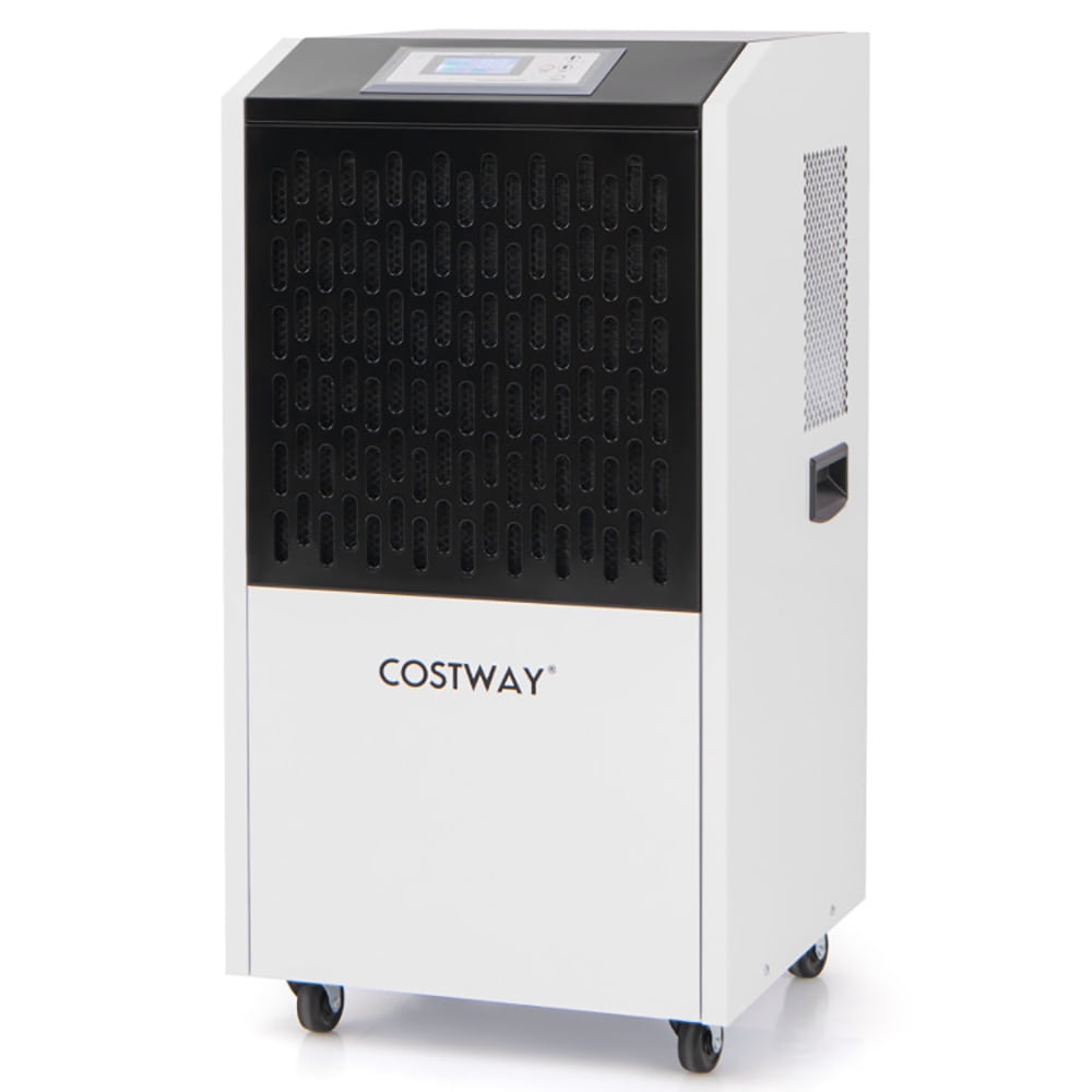 GVN Dehumidifier, Bedroom Dehumidifiers, Small Dehumidifiers,250 Pints Commercial Dehumidifier with Drain Hose Large Spaces up to 8500 Sq.Ft-White