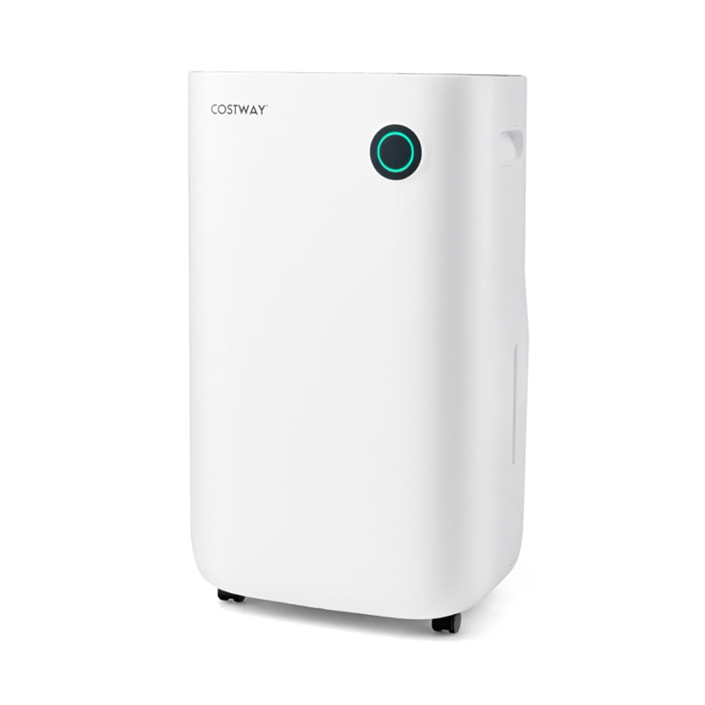 GVN Dehumidifier, Bedroom Dehumidifiers, Small Dehumidifiers,4500 Sq. Ft Dehumidifier with 5 Modes and 3-Color Indicator Light-White