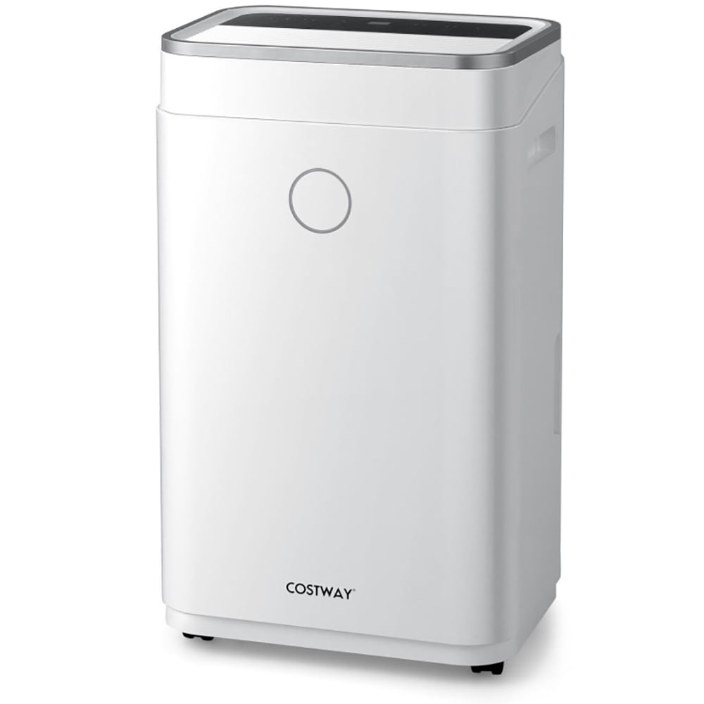 GVN Dehumidifier, Bedroom Dehumidifiers, Small Dehumidifiers,60-Pint Dehumidifier for Home and Basements 4000 Sq. Ft with 3-Color Digital Display-White