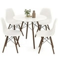 thumbnail image 1 of GVN Dining Room Table Set,Dining Table Set,5 Pieces Dining Table Set With Solid Wood Leg-Beige, 1 of 13