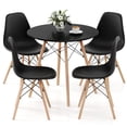 thumbnail image 1 of GVN Dining Room Table Set,Dining Table Set,5 Pieces Dining Table Set With Solid Wood Leg-Black, 1 of 13