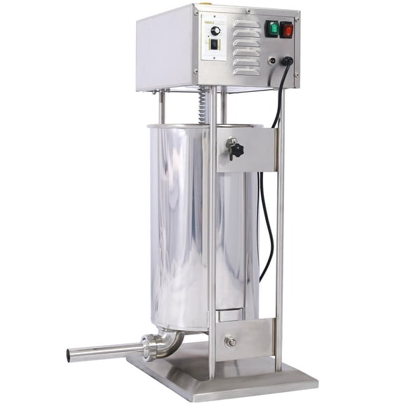 GVN Electric Sausage Filler 10L Sausage Maker Stainless Steel Sausage Stuffer 15.4Lb 110V 120W Sausage Ssteel Stuffing Tubestuffer