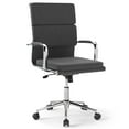 thumbnail image 1 of GVN Ergonomic Computer Chair with Rocking Backrest and Height, Home Office Desk Chairs with Adjustable Padded Seat for Home Office, Living Room, Study Room, Bedroom, Gray, 1 of 8