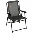 thumbnail image 1 of GVN Folding Chairs Patio Chairs Lawn Chair,Patio Folding Chair, Outdoor Bungee Sling Chair w/ Armrests, Portable Lawn Chair, Gray, 1 of 10