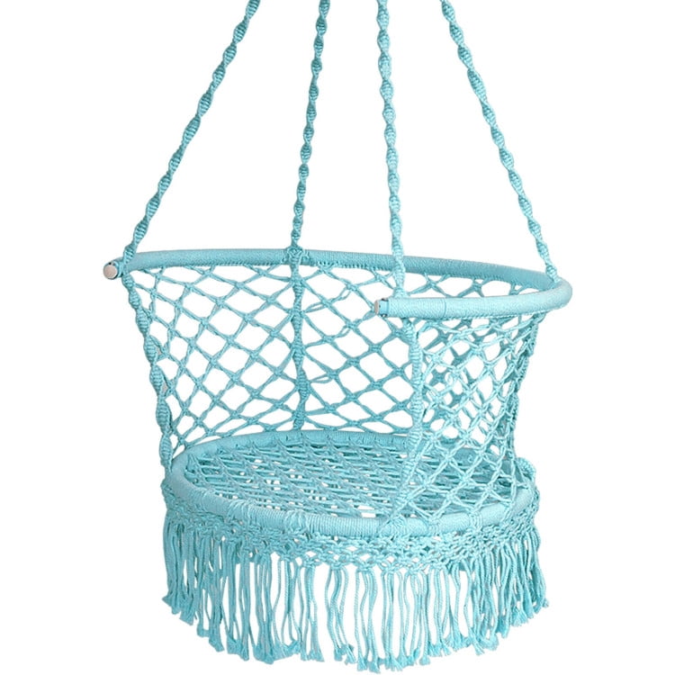 GVN Hanging Hammock Chair with 330 Pounds Capacity and Cotton Rope Handwoven Tassels Design-Turquoise, Hanging Hammock Chair, Use Indoor, Outdoor, Chair, Patio, Porch, Garden, Meditation GVN Hanging Hammock Chair with 330 Pounds Capacity and Cotton Rope Handwoven Tassels Design-Turquoise, Hanging Hammock Chair, Use Indoor, Outdoor, Chair, Patio, Porch, Garden, Meditation