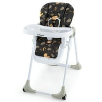 GVN High Chairs,3-In-1 Convertible Baby High Chair for Toddlers-Dark Brown