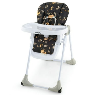 GVN High Chairs,3-In-1 Convertible Baby High Chair for Toddlers-Dark Brown