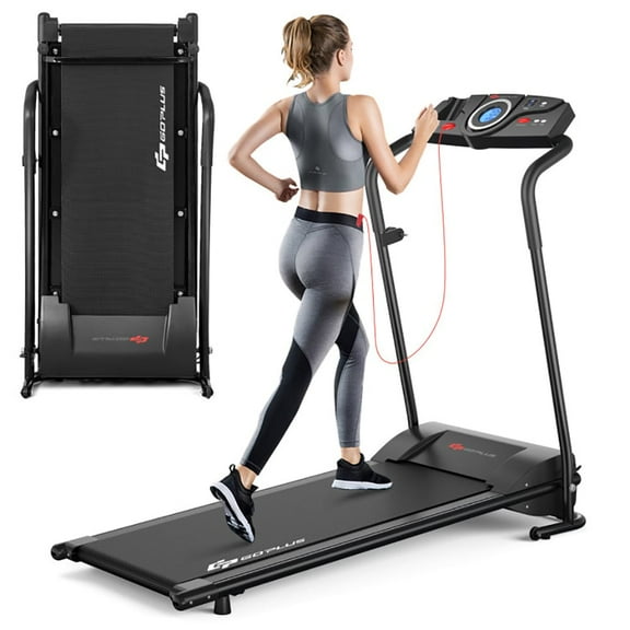 GVN Jogging Machine,Exercise Treadmill,1.0 HP Electric Mobile Power Foldable Treadmill with Operation Display for Home