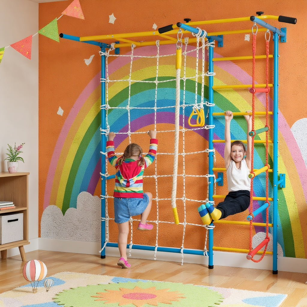 GVN Jungle Gym, Toddler Jungle Gym, 7 In 1 Kids Indoor Gym GVN Jungle Gym, Toddler Jungle Gym, 7 In 1 Kids Indoor Gym