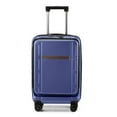 thumbnail image 1 of GVN Luggage Set, Carry on Suitcase Sets,Carry On Luggage 22 X 14 X 9 Airline Approved, Abs+Pc 20 Inch Luggage With Front Compartment,Blue Color, 1 of 6