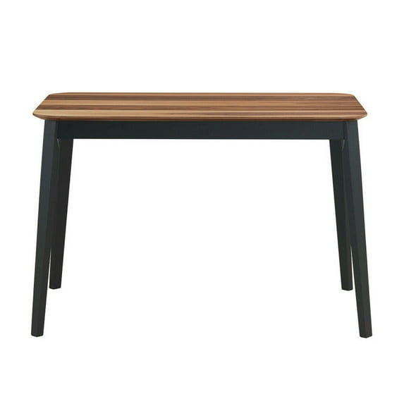 GVN Mid Century Modern Rectangular Dining Room Table , Counter Height Table, Kitchen Bar Height Table and Chairs for Dining Room, Small Space