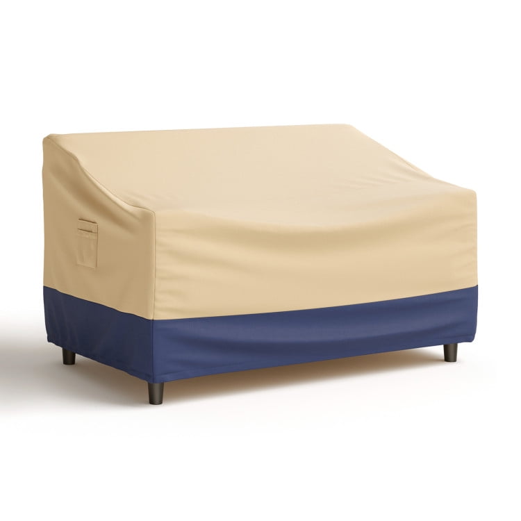 GVN Outdoor Patio Furniture Covers Waterproof Rip-Stop Anti-UV,atio Furniture Cover, Heavy Duty Outdoor Couch Cover with Padded Handle and Click-Close Straps-77 x 43 x 30 inches GVN Outdoor Patio Furniture Covers Waterproof Rip-Stop Anti-UV,atio Furniture Cover, Heavy Duty Outdoor Couch Cover with Padded Handle and Click-Close Straps-77 x 43 x 30 inches