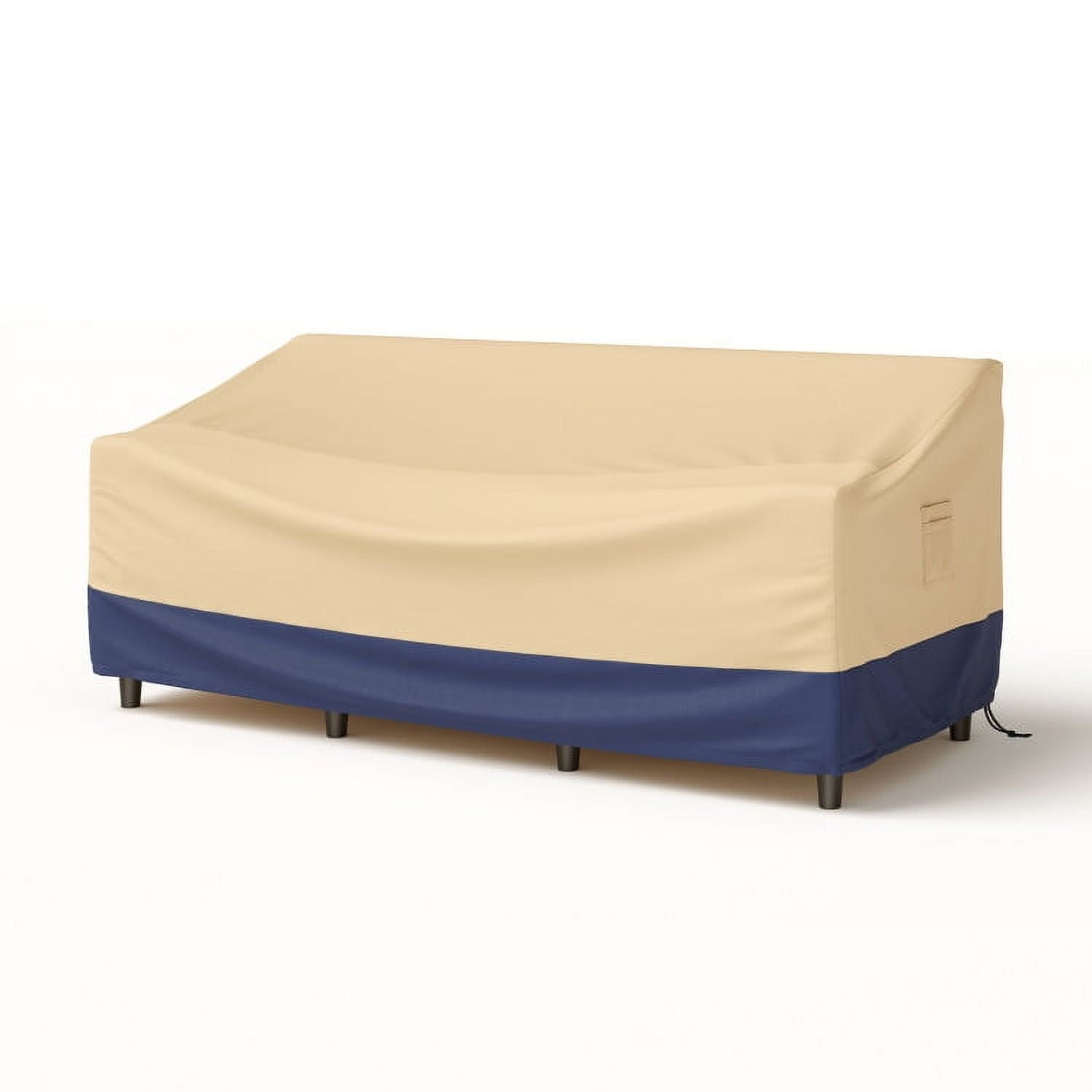 GVN Outdoor Patio Furniture Covers Waterproof Rip-Stop Anti-UV,atio Furniture Cover, Heavy Duty Outdoor Couch Cover with Padded Handle and Click-Close Straps-77 x 43 x 30 inches