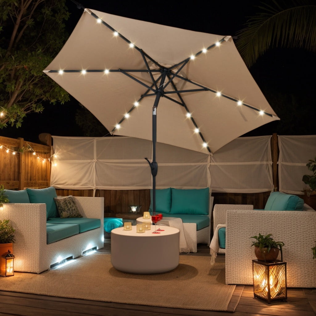 double vented patio umbrella with tilt in tan beige natural New Square 10 ft. Aluminium Cantilever Tilt Patio Umbrella in Beige with  Tilt Adjustment, Top Vent (Base Not Included) BF28W1859FF786